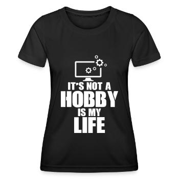 Computer Repair Technology Support Technology - Women's Functional T-Shirt - black - Front - AI Model Female 172 light (172cm)