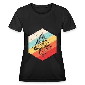 Pfeilspitzenjagd Artefakte Bogenschießen - Frauen Funktions-T-Shirt - Schwarz - Vorne - AI Model Female 172 light (172cm)