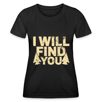 Pfeilspitzenjagd Artefakte Bogenschießen - Frauen Funktions-T-Shirt - Schwarz - Vorne - AI Model Female 172 light (172cm)