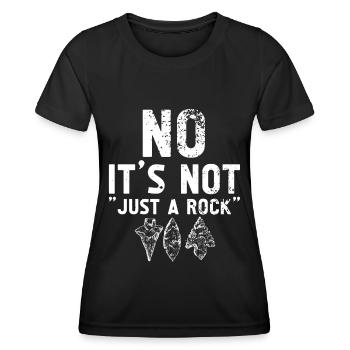 Pfeilspitzenjagd Artefakte Bogenschießen - Frauen Funktions-T-Shirt - Schwarz - Vorne - AI Model Female 172 light (172cm)