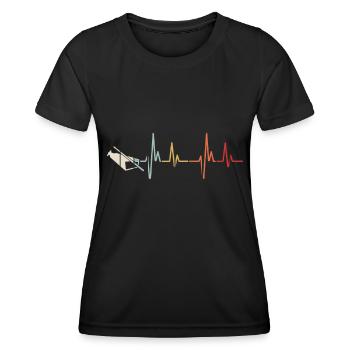 Kuhglocke Mehr Cowbell-Vintager - Frauen Funktions-T-Shirt - Schwarz - Vorne - AI Model Female 172 light (172cm)