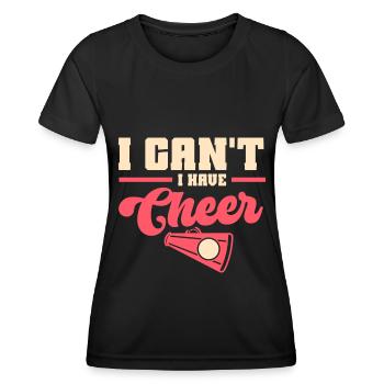Cheerleadermädchen Cheerleading Jugend - Frauen Funktions-T-Shirt - Schwarz - Vorne - AI Model Female 172 light (172cm)
