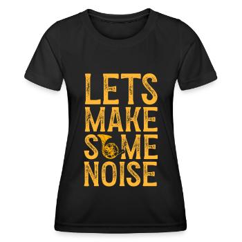 French Horn Player Horn Player Brass Music - Women's Functional T-Shirt - black - Front - AI Model Female 172 light (172cm)
