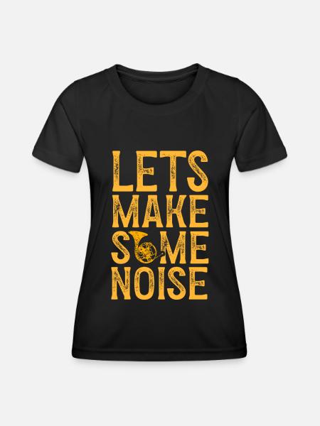 Französischer Horn -Spieler Hornist Messing Musik - Frauen Funktions-T-Shirt - Schwarz