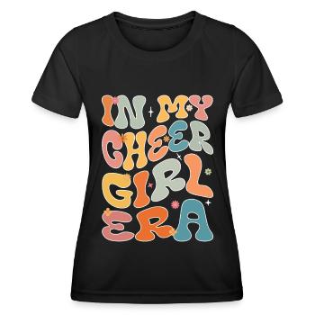 Cheerleadermädchen Cheerleading Jubel Jugend - Frauen Funktions-T-Shirt - Schwarz - Vorne - AI Model Female 172 light (172cm)