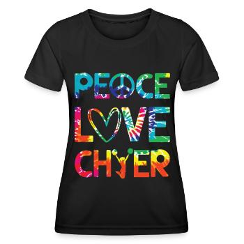 Cheerleadermädchen Cheerleading Jubel Jugend - Frauen Funktions-T-Shirt - Schwarz - Vorne - AI Model Female 172 light (172cm)