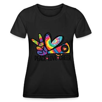 Cheerleadermädchen Cheerleading Jubel Jugend - Frauen Funktions-T-Shirt - Schwarz - Vorne - AI Model Female 172 light (172cm)