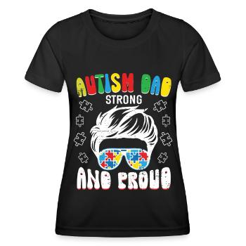 Autism Awareness Support Autistic - Women's Functional T-Shirt - black - Front - AI Model Female 172 light (172cm)