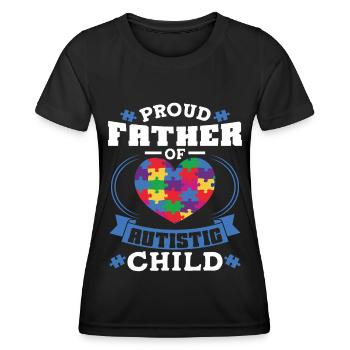Autism awareness support autistic - Women's Functional T-Shirt - black - Front - AI Model Female 172 light (172cm)