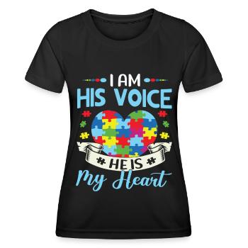 Autism Awareness Support Autistic - Women's Functional T-Shirt - black - Front - AI Model Female 172 light (172cm)