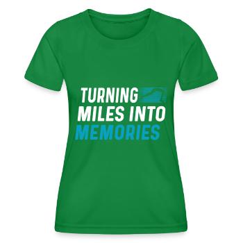 26. 2 Marathonläufer Lustiger Marathon Zitat - Frauen Funktions-T-Shirt - Kelly Green - Vorne - AI Model Female 172 dark (172cm)