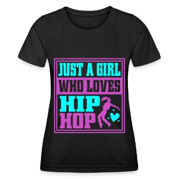 HipHop Dancers Breakdancing 80s 90s Hip Hop - Women's Functional T-Shirt - black - Front - AI Model Female 172 light (172cm)