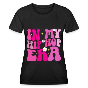 HipHop -Tänzer Breakdancing Der 80er 90er Hip Hop - Frauen Funktions-T-Shirt - Schwarz - Vorne - AI Model Female 172 light (172cm)
