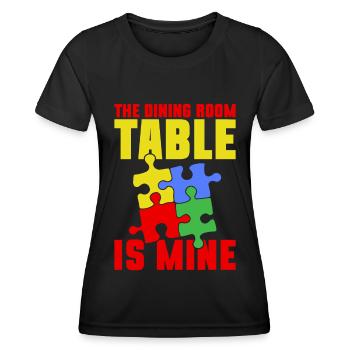 Puzzle Pièce Puzzle Amateur de Puzzle - T-shirt sport Femme - noir - Devant - AI Model Female 172 light (172cm)