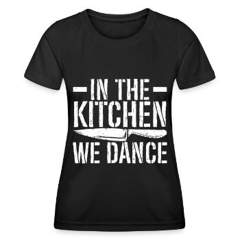 Küchenkochliebhaber Kulinarischer Koch - Frauen Funktions-T-Shirt - Schwarz - Vorne - AI Model Female 172 light (172cm)