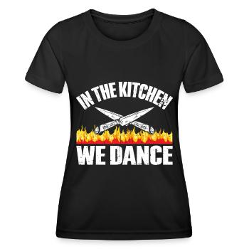 Küchenkochliebhaber Kulinarischer Koch - Frauen Funktions-T-Shirt - Schwarz - Vorne - AI Model Female 172 light (172cm)