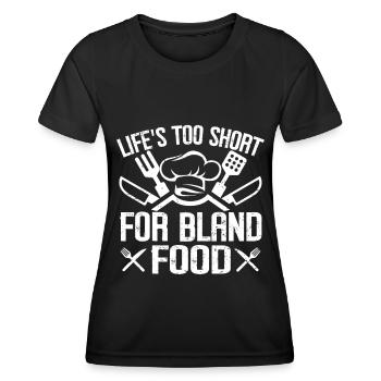 Küchenkochliebhaber Kulinarischer Koch - Frauen Funktions-T-Shirt - Schwarz - Vorne - AI Model Female 172 light (172cm)