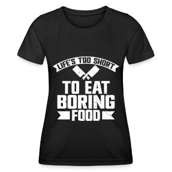 Küchenkochliebhaber Kulinarischer Koch - Frauen Funktions-T-Shirt - Schwarz - Vorne - AI Model Female 172 light (172cm)