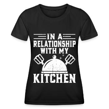 Küchenkochliebhaber Kulinarischer Koch - Frauen Funktions-T-Shirt - Schwarz - Vorne - AI Model Female 172 light (172cm)