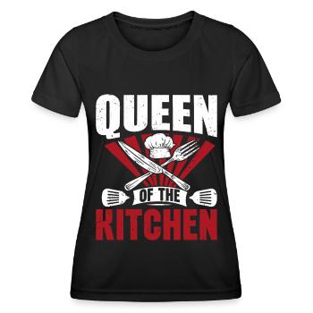 Küchenkochliebhaber Kulinarischer Koch - Frauen Funktions-T-Shirt - Schwarz - Vorne - AI Model Female 172 light (172cm)