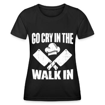 Küchenkochliebhaber Kulinarischer Koch - Frauen Funktions-T-Shirt - Schwarz - Vorne - AI Model Female 172 light (172cm)