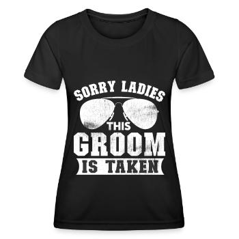 Bräutigam Bachelor Party Unkraut - Frauen Funktions-T-Shirt - Schwarz - Vorne - AI Model Female 172 light (172cm)