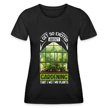 Garden Garden Garden Plants Vegetables - Women's Functional T-Shirt - black - Front - AI Model Female 172 light (172cm)