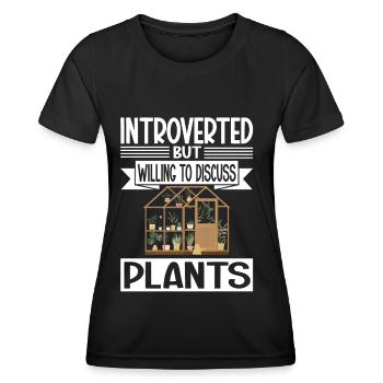 Garden Garden Garden Plants Vegetables - Women's Functional T-Shirt - black - Front - AI Model Female 172 light (172cm)