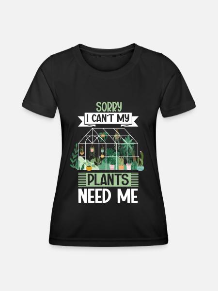 Gartengartengarten Pflanzen Gemüse - Frauen Funktions-T-Shirt - Schwarz
