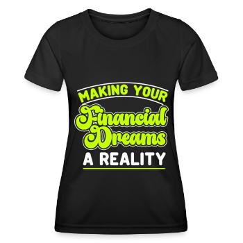 Accounting Secretary of Accountants Accounting - Women's Functional T-Shirt - black - Front - AI Model Female 172 light (172cm)