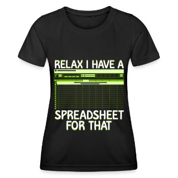 Accounting Secretary of Accountants Accounting - Women's Functional T-Shirt - black - Front - AI Model Female 172 light (172cm)