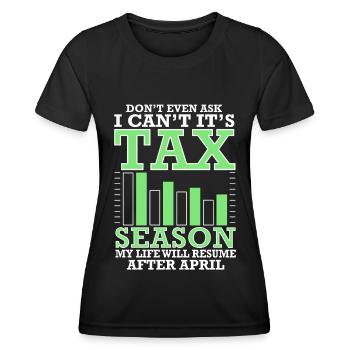 Accounting Secretary of Accountants Accounting - Women's Functional T-Shirt - black - Front - AI Model Female 172 light (172cm)