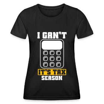 Accounting Secretary of Accountants Accounting - Women's Functional T-Shirt - black - Front - AI Model Female 172 light (172cm)