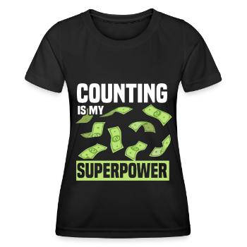 Accounting Secretary of Accountants Accounting - Women's Functional T-Shirt - black - Front - AI Model Female 172 light (172cm)