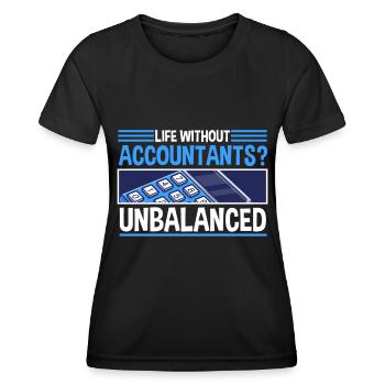 Accounting Secretary of Accountants Accounting - Women's Functional T-Shirt - black - Front - AI Model Female 172 light (172cm)
