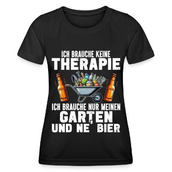 Beer Garden Gardening Allotment Gardener Gardener - Women's Functional T-Shirt - black - Front - AI Model Female 172 light (172cm)