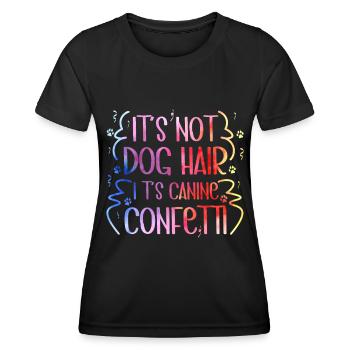 Hundegruamwelpen Haustier -Pflege -Job Salon - Frauen Funktions-T-Shirt - Schwarz - Vorne - AI Model Female 172 light (172cm)