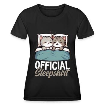 Official Sleeper American Short Lover - Women's Functional T-Shirt - black - Front - AI Model Female 172 light (172cm)