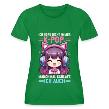 K-Pop Coréen Kpop Culture Kpop Corée du Sud Danse - T-shirt sport Femme - vert - Devant - AI Model Female 172 dark (172cm)
