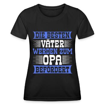 Grandpa, Grandpa, Grandpa, Grandpapa - Women's Functional T-Shirt - black - Front - AI Model Female 172 light (172cm)
