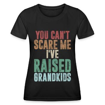 Grand-père Grand-père Pops Grand-parent - T-shirt sport Femme - noir - Devant - AI Model Female 172 light (172cm)