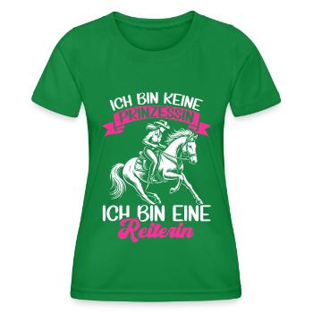 Équitation Sports équestres Cavaliers Amoureux des chevaux - T-shirt sport Femme - vert - Devant - AI Model Female 172 dark (172cm)