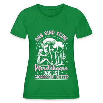 Équitation Sports équestres Cavaliers Amoureux des chevaux - T-shirt sport Femme - vert - Devant - AI Model Female 172 dark (172cm)