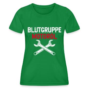 Automechaniker Kfz Techniker Fahrzeugreparatur - Frauen Funktions-T-Shirt - Kelly Green - Vorne - AI Model Female 172 dark (172cm)
