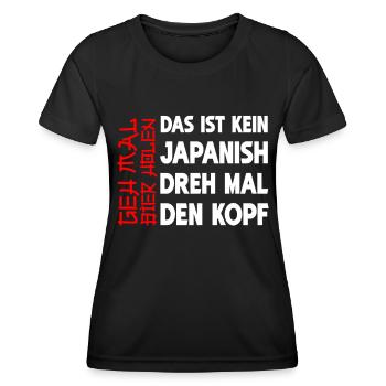 Biertrinker Geh mal Bier holen Bierliebhaber - Frauen Funktions-T-Shirt - Schwarz - Vorne - AI Model Female 172 light (172cm)