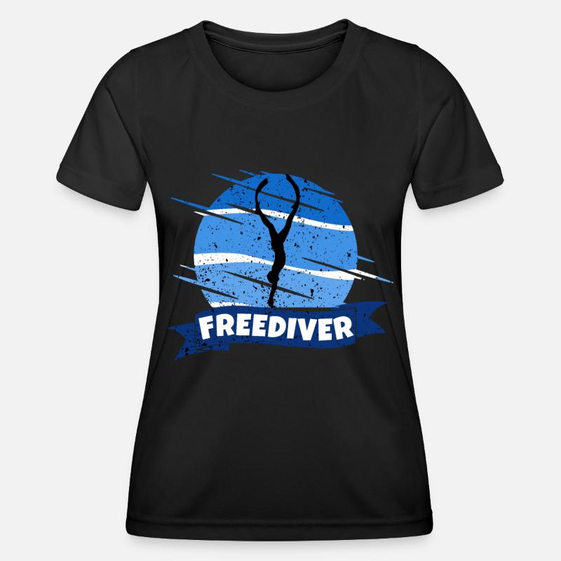 Freediver - Women's Functional T-Shirt - black
