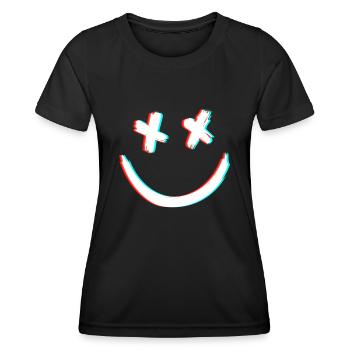 DEAD SMILE 3D - Women's Functional T-Shirt - black - Front - AI Model Female 172 light (172cm)