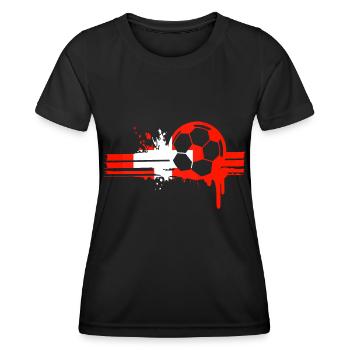 Switzerland Football Team Team Sport - Women's Functional T-Shirt - black - Front - AI Model Female 172 light (172cm)