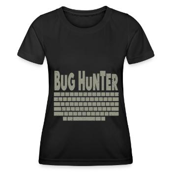 Bugs Bug Gamer Game Gambler Gamer Game Erreur - T-shirt sport Femme - noir - Devant - AI Model Female 172 light (172cm)