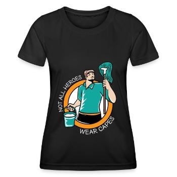 Caretaker Caretaker Craftsman Repair - Women's Functional T-Shirt - black - Front - AI Model Female 172 light (172cm)
